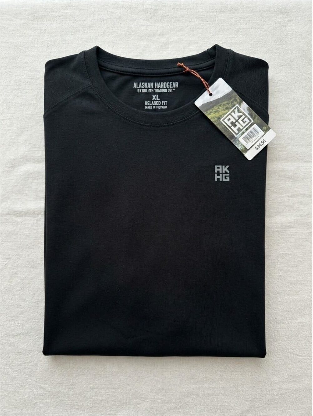 Duluth Trading Co. AKHG Alaskan Hardgear T-Shirt Black XL NWT